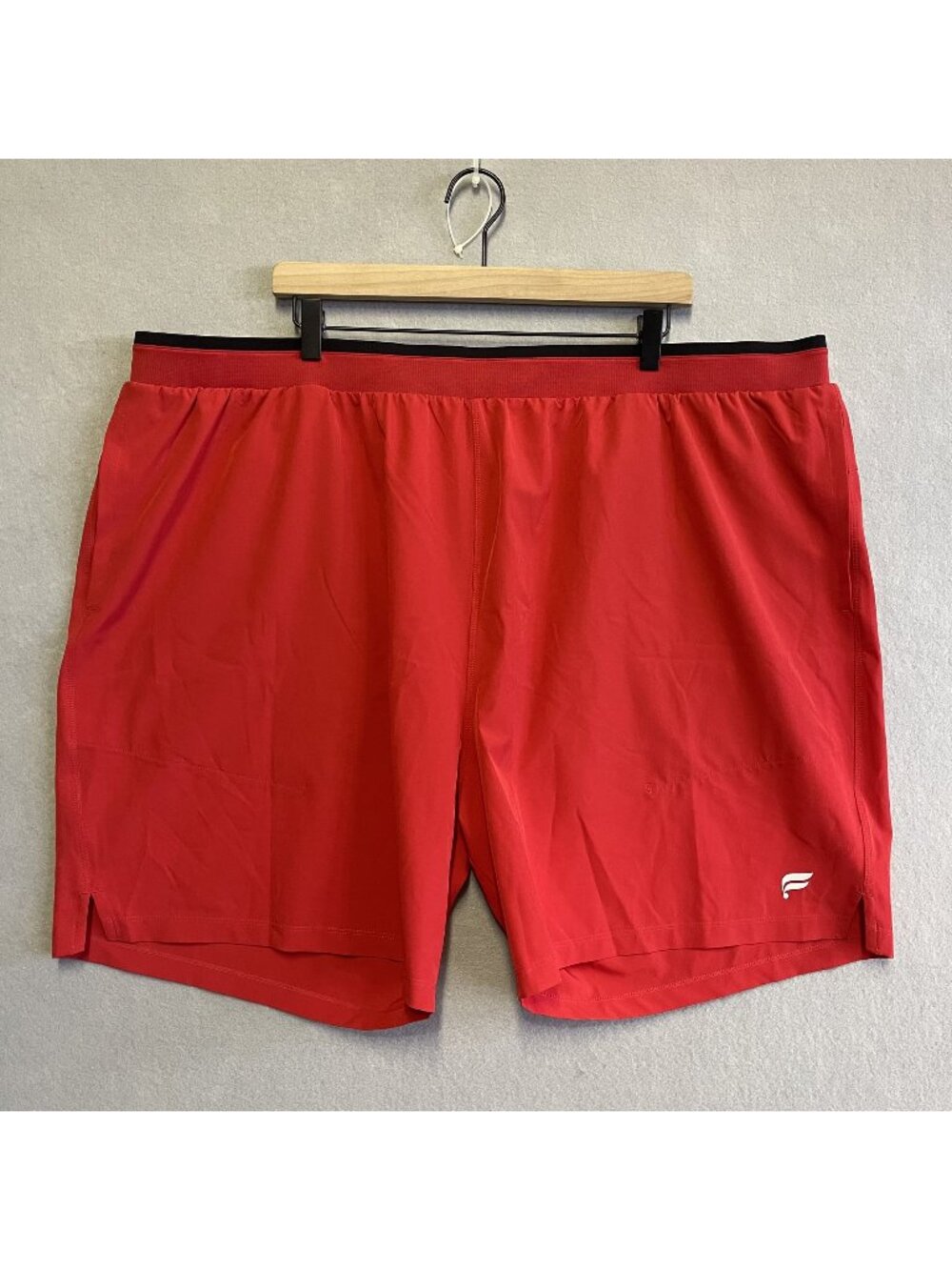 Fabletics Red The Fundamental Short II With Black Elastic Waistband 3X